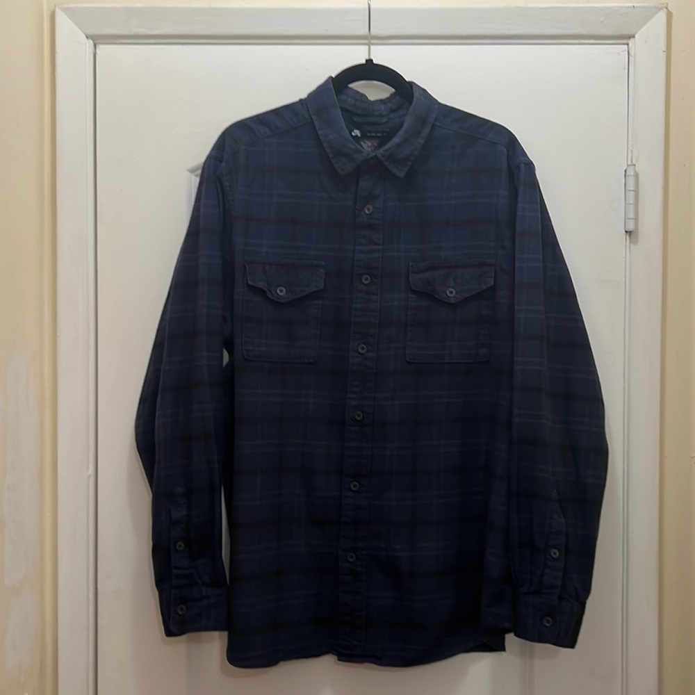 Vintage Nike SB Skateboard Shirt Button Up Long Sleeve Flannel Men's XL